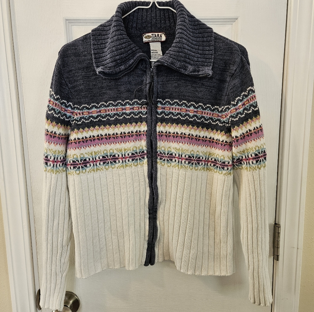 Tiara International Sweater Cardigan